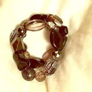 Stretchy, chunky bracelet